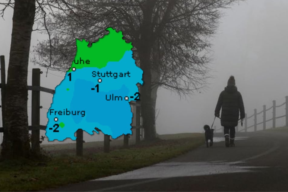 Der Deutsche Wetterdienst (DWD) warnt vor teils starkem Nebel und glatten Straßen.