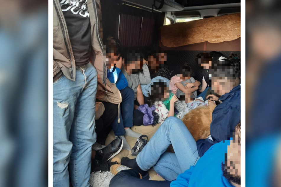 In Zittau wurden am Samstagmorgen 18 Flüchtlinge aufgegriffen.