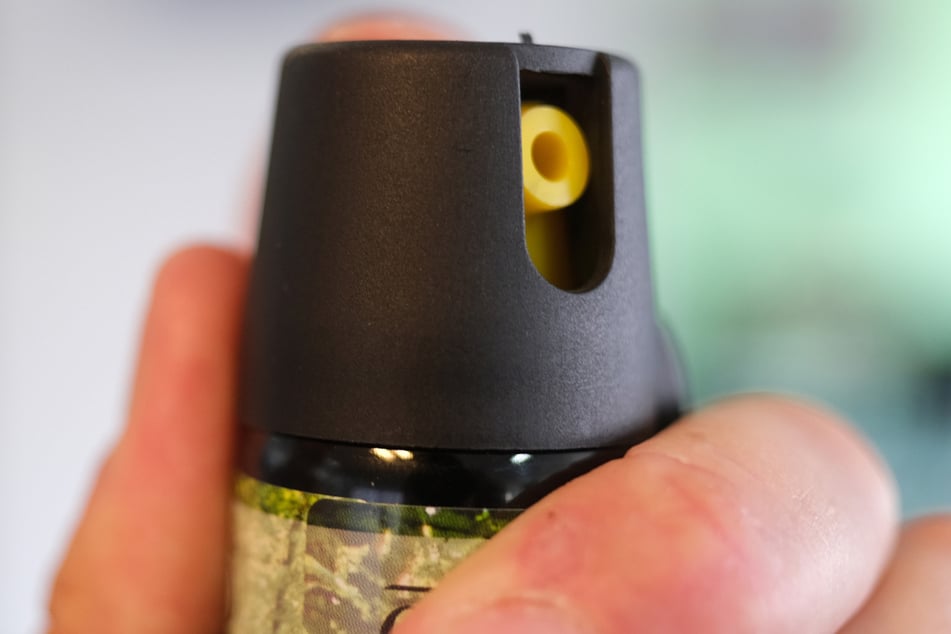 Die Polizei konnte eine Tierabwehrspray-Kartusche sicherstellen. (Symbolbild)