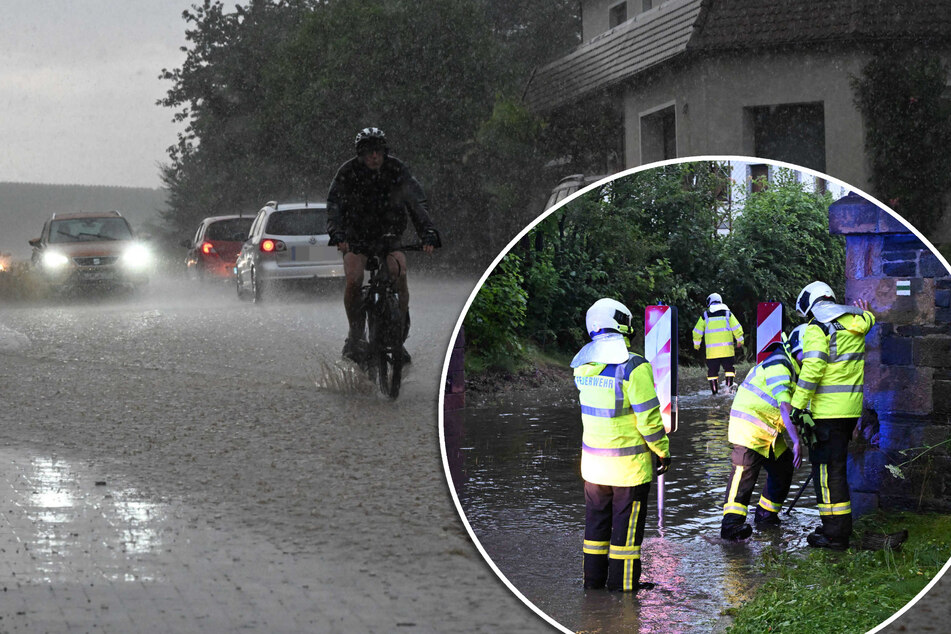 Unwetter sucht Ostsachsen heim: Feuerwehr muss 185 Mal ausrücken!