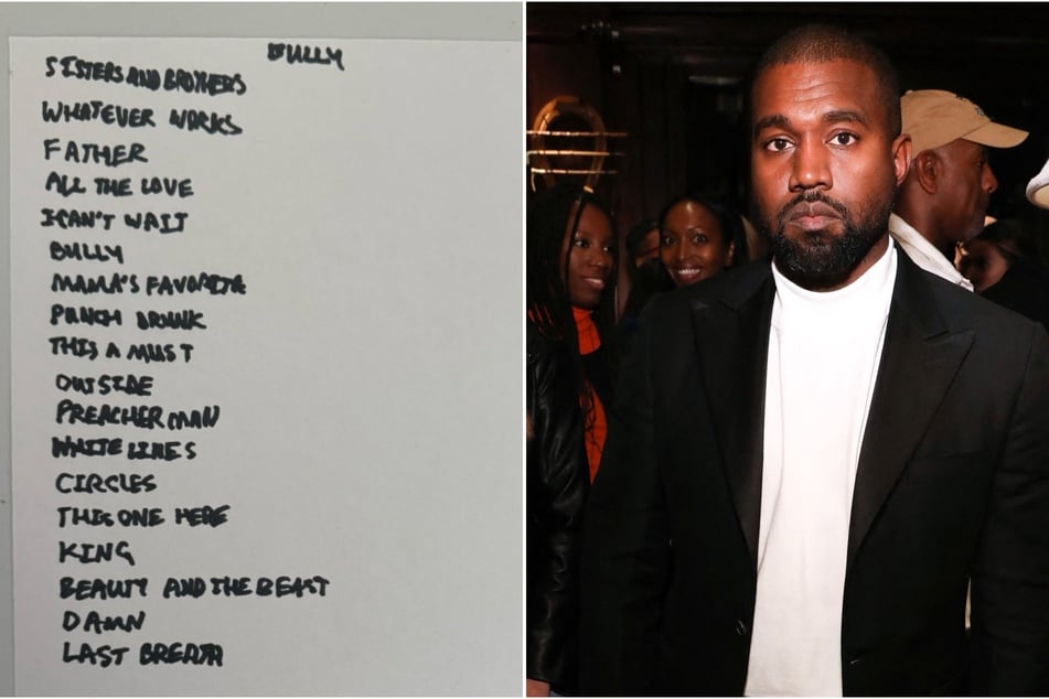 Kanye West debuted the 13 tracks featured on his Bully album ahead of its March 27 release.