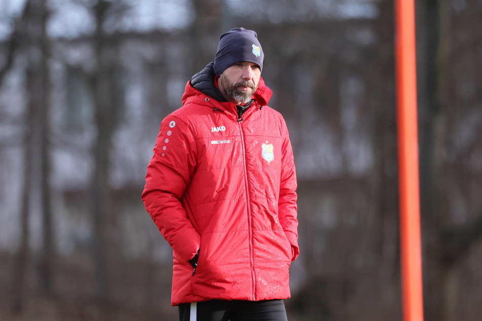CFC-Coach Christian Tiffert (41) wird am Sonntag mit seiner Mannschaft nicht gegen Bayreuth testen. Das Spiel wurde abgesagt.