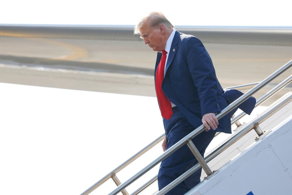 On Friday, Donald Trump's private jet was forced to make an emergency landing as he was heading to a campaign rally in Montana.