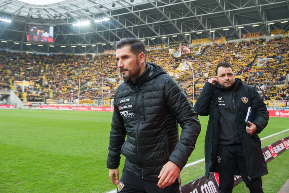 Cristian Fiél (44, l.) verdiente sich bei Dynamo erste Sporen, inzwischen ist er für den 1. FC Nürnberg in der 2. Bundesliga zuständig.