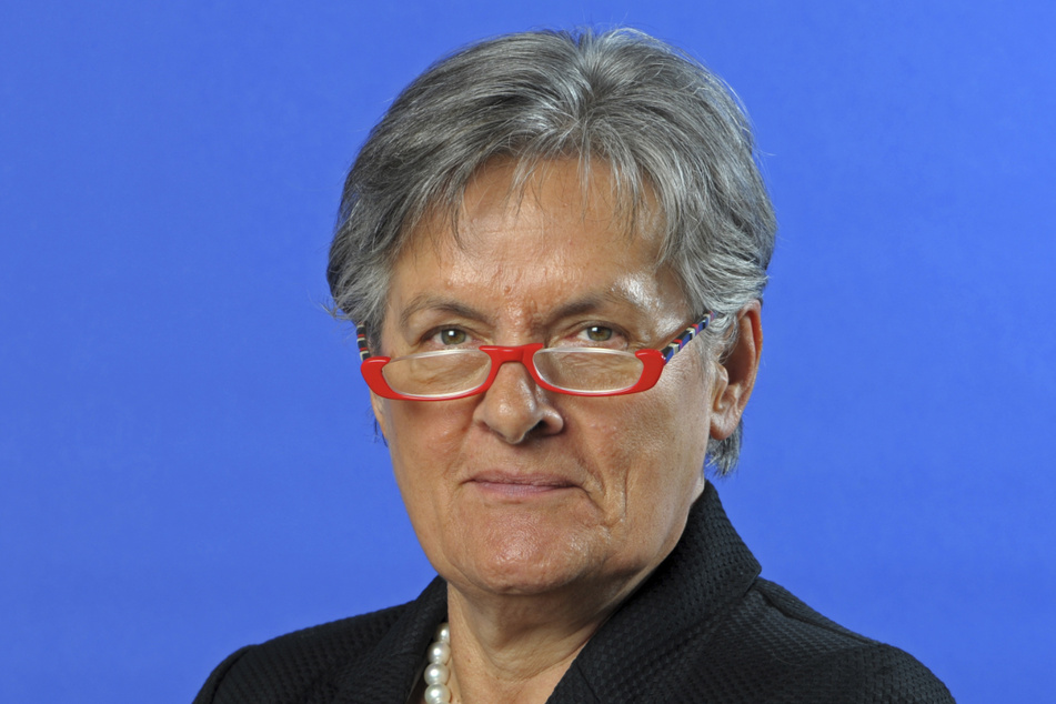 Friederike de Haas 2009 als Ausländerbeauftragte des Freistaates Sachsen.