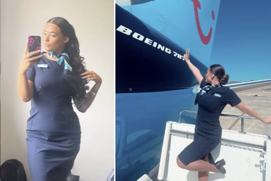 Charlotte May Lee (21) war eine Zeit lang als Flugbegleiterin bei TUI tätig.