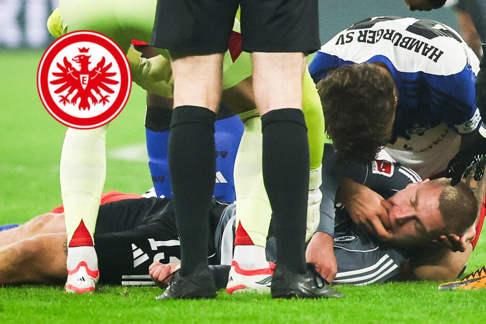 "Schreckmoment": So geht's Frankfurts Kristensen nach heftigem Zusammenprall