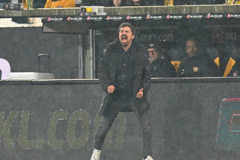 Im Spiel angespannt und immer "on fire", davor und danach meist die Ruhe in Person: So kann Thomas Stamm (42) Dynamo in die zweite Liga führen.
