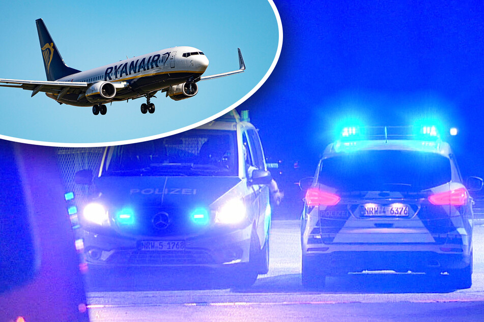 Auto fährt durch Flughafen-Zaun und zwingt Ryanair-Maschine zum Lande-Abbruch