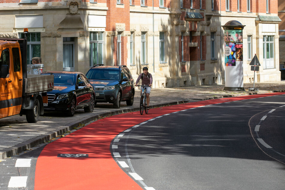 Wegen des neuen Radweges fehlen an der Wernerstraße Parkplätze.