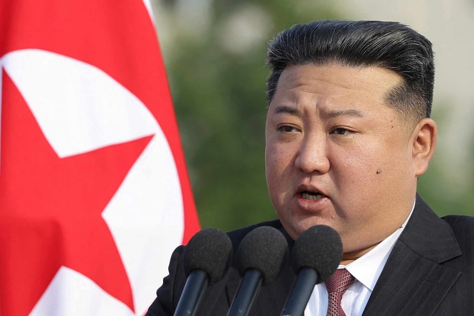 North Korea – led by Kim Jong Un (pictured) – said Friday that the South had sent unmanned drones carrying propaganda leaflets to Pyongyang three times, a claim that Seoul has denied.