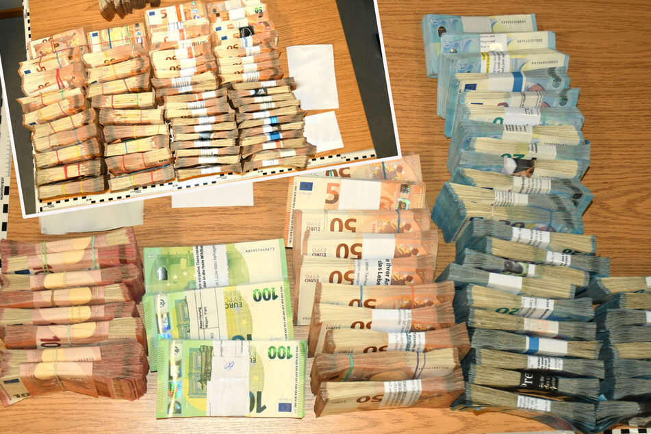 Hammer-Fund! Polizei stellt in Halle 750.000 Euro Drogengeld sicher