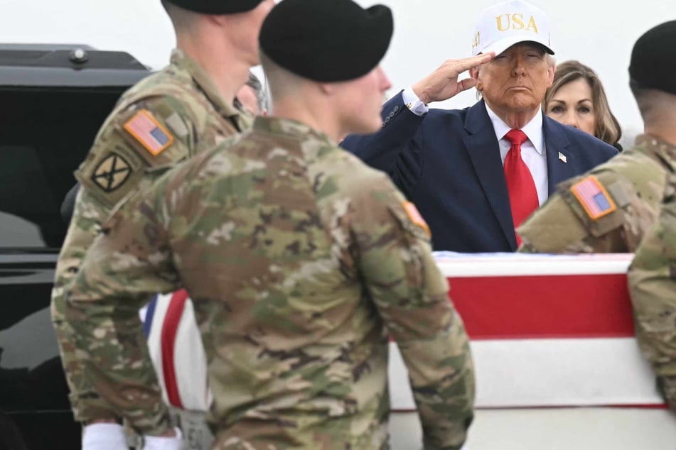 Trump attends body transfer of first US soldiers killed in Iran war alongside wife Melania, Vance, and Hegseth