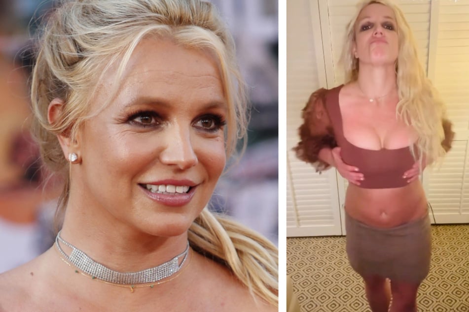 Britney Spears: Britney Spears fasst sich an ihre Brüste: "Ich spüre mich selbst!"