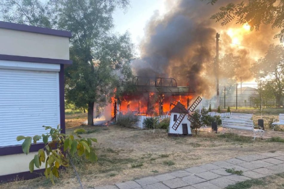 Insgesamt wurden bei dem russischen Angriff in Lavanda fünf Menschen verletzt.