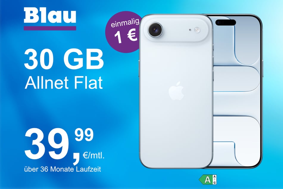 Das neue iPhone 17 Air im o2 Mobile L für einmalig 1 Euro.
