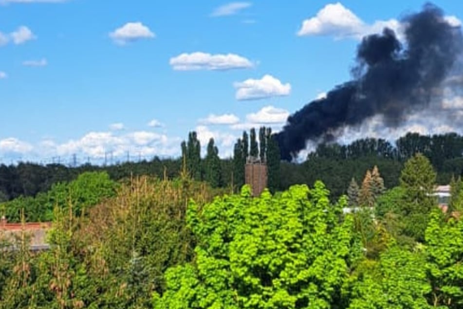 Anwohner alarmierten die Feuerwehr, als dichte Rauchwolken über Güstrow zogen.