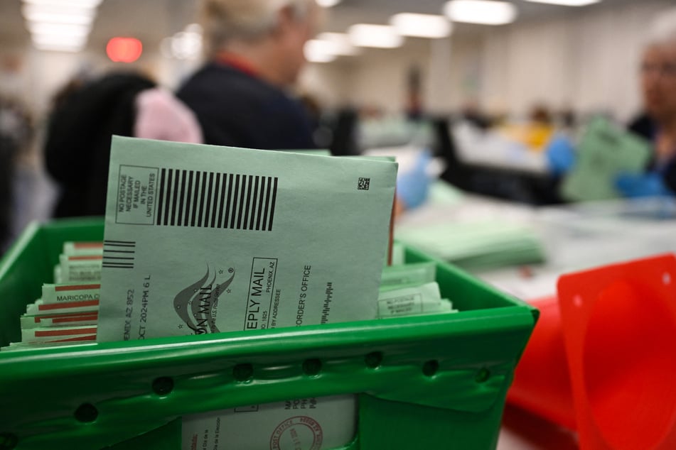 Just over 30% of votes cast in the 2024 presidential election were submitted by mail.