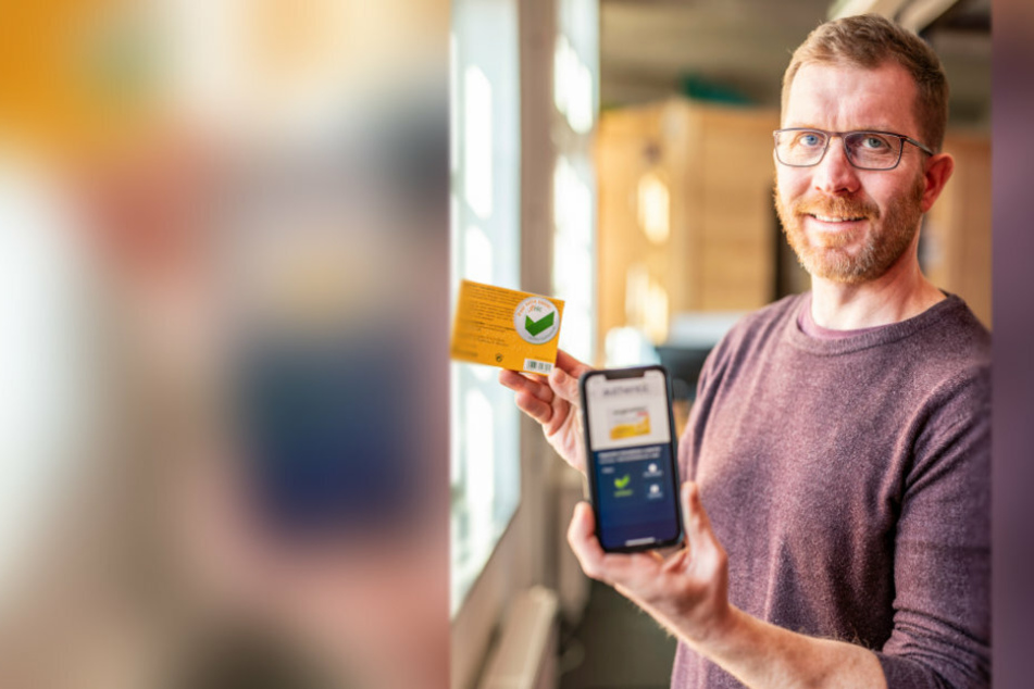 Mit der Erfindung könnten "Authentic Network"-Chef Frank Theeg (45) und sein Team den Corona-Schwarzmarkt bekämpfen.