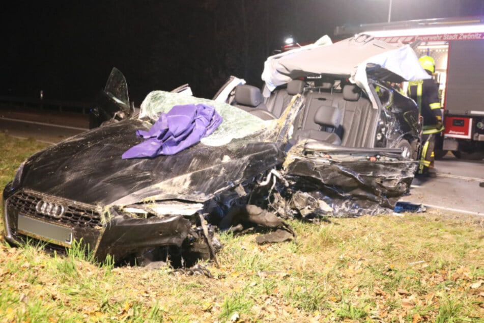 Audi-Fahrer ignoriert Überholverbot: Heftiger Unfall mit mehreren Verletzten