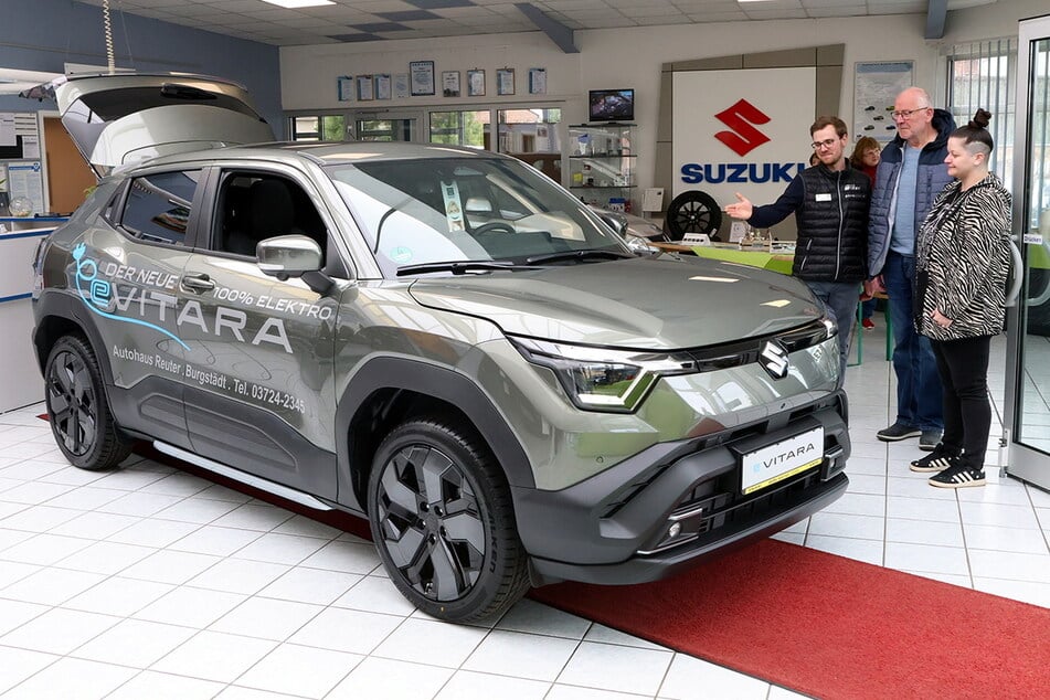 Bereits am 14. März feierte der neue e-Vitara seine Premiere beim Autohaus Reuter in Burgstädt.