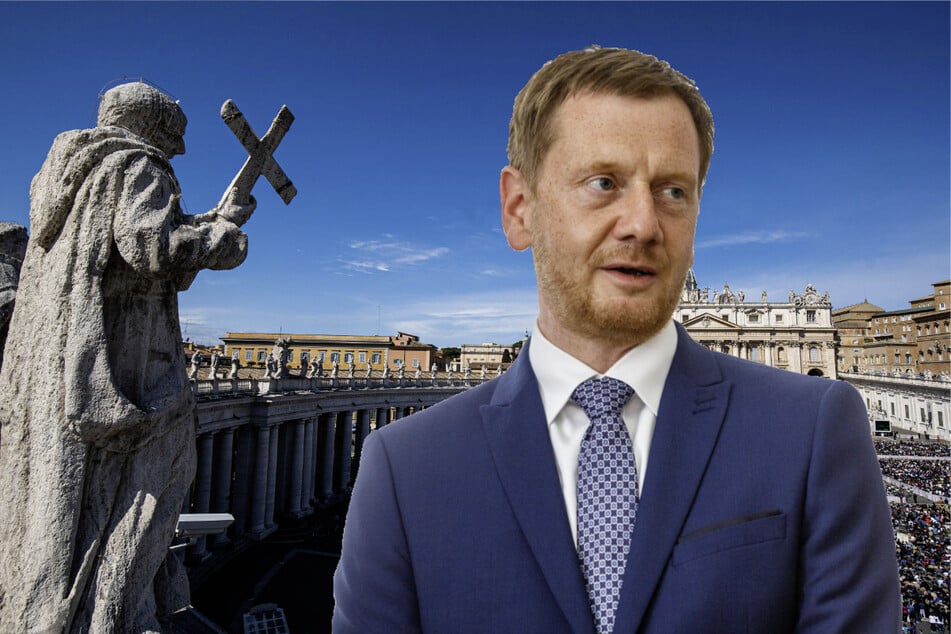Auf dem Weg zum Papst in Rom: MP Kretschmer hebt heute ab