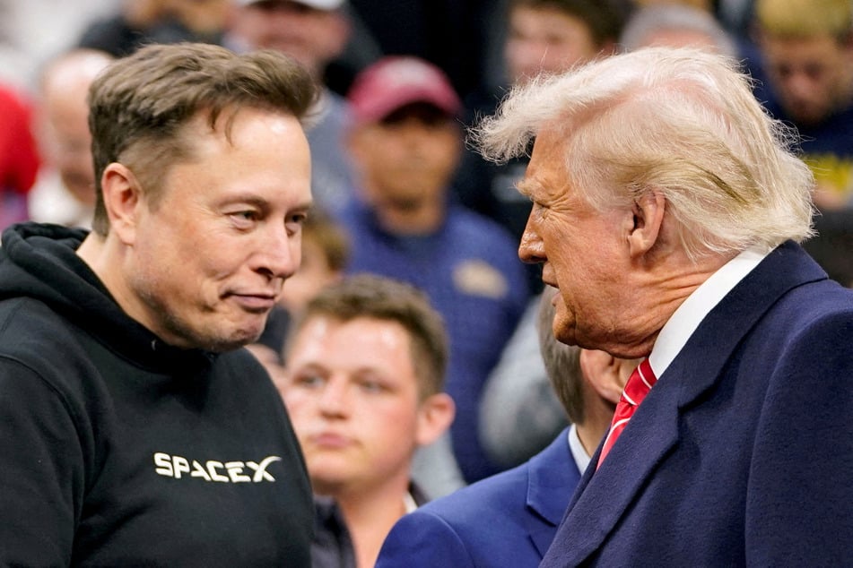 Elon Musk (l.) has criticized President Donald Trump's priority "One Big, Beautiful Bill Act."