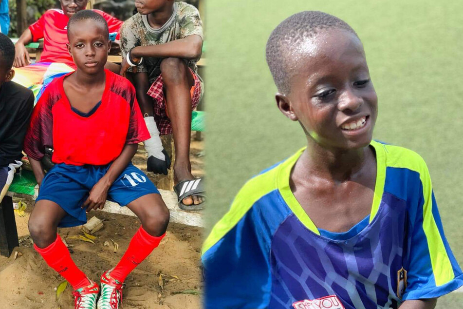Er ist erst elf, spielt aber schon wie ein ganz großer: Eric Marshall mischt die vierte liberianische Liga auf.