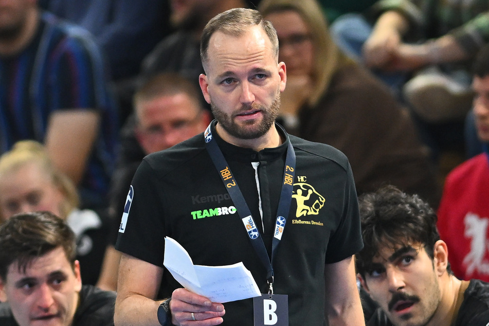 Will mit seiner Mannschaft den dritten Heimerfolg in Folge verbuchen: HCE-Chefcoach André Haber (38).