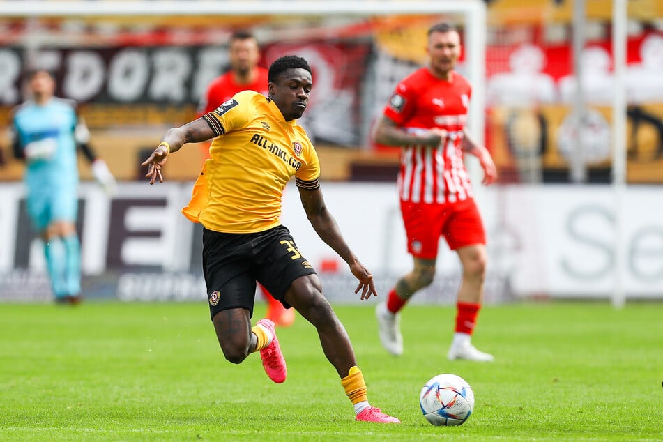 Christian Conteh (24) war in der Saison 2022/23 an Dynamo Dresden ausgeliehen.