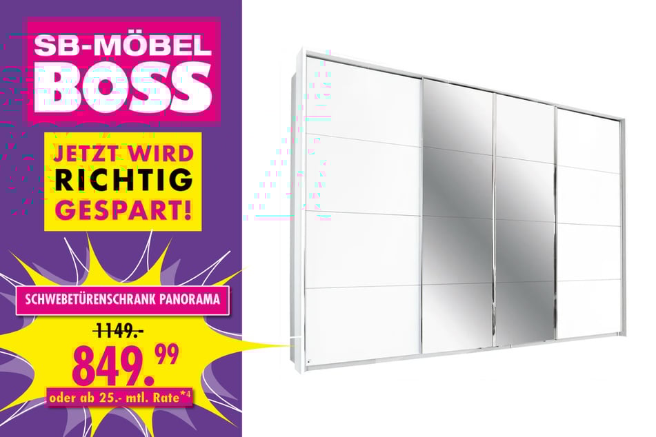 Schwebetürenschrank Panorama