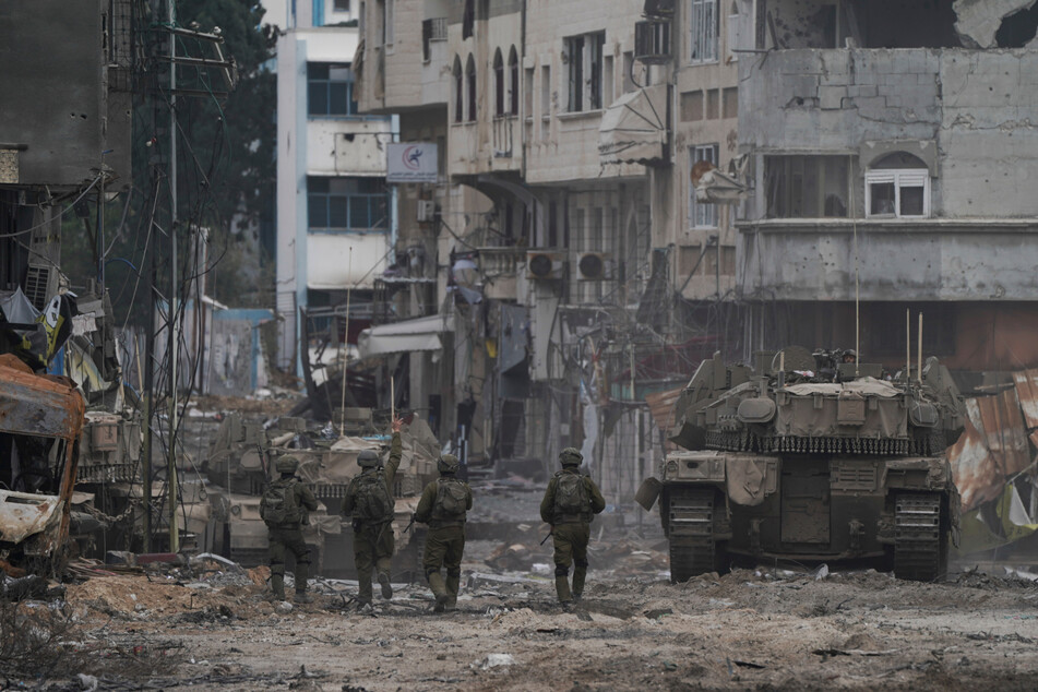 Israelische Soldaten während einer Bodenoperation im Gazastreifen.