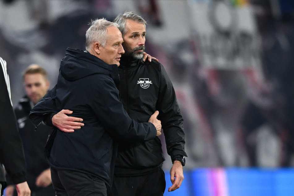 Freiburg-Trainer Christian Streich (58) und Rose pflegen ein gutes Verhältnis zueinander.
