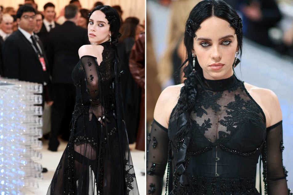 Billie Eilish channels Wednesday Addams with 2023 Met Gala look