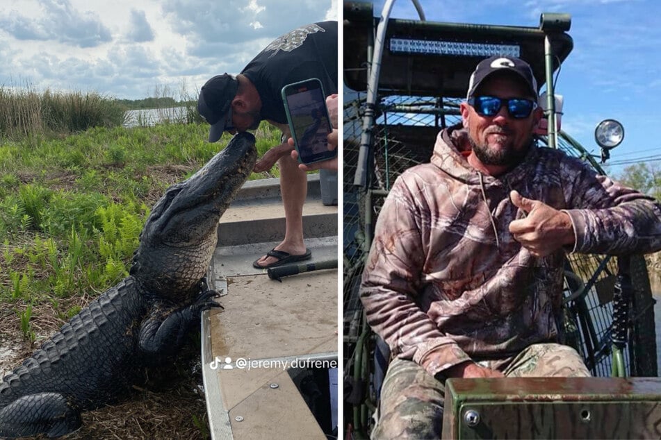 Alligator-Guide Jeremy hat die Sängerin verzaubert.