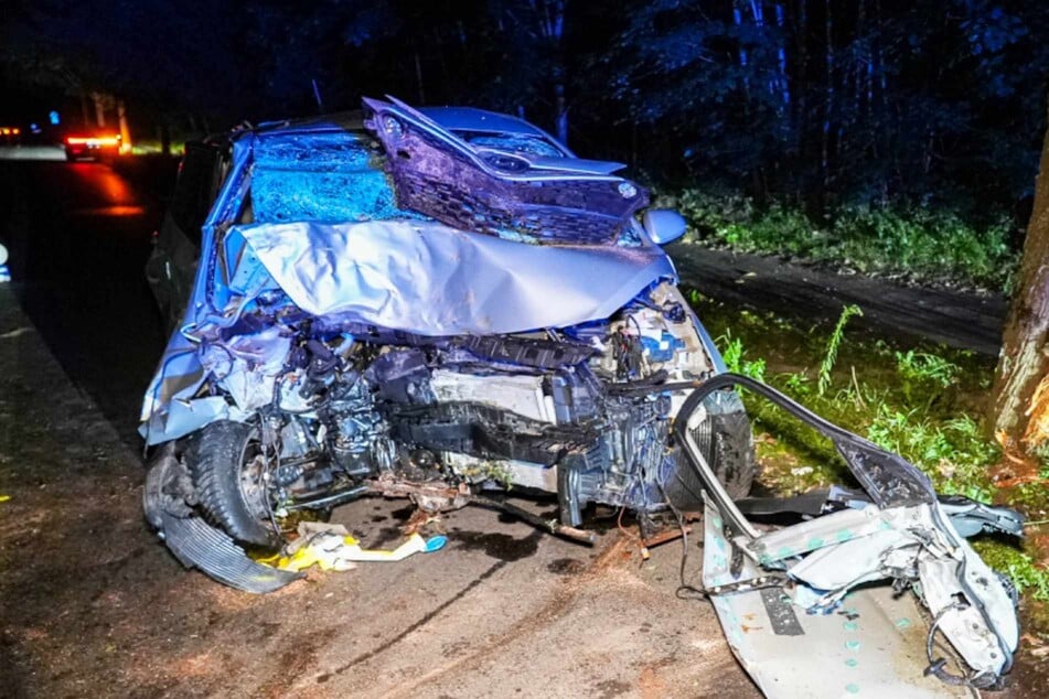 Das Auto des verstorbenen 65-Jährigen war nach dem Crash nur noch ein Wrack.