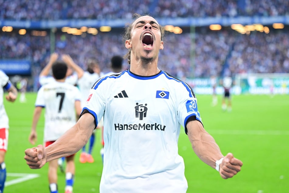 Nur fünf Minuten nach seiner Einwechslung traf Yussuf Poulsen zum 2:0 für die Rothosen.