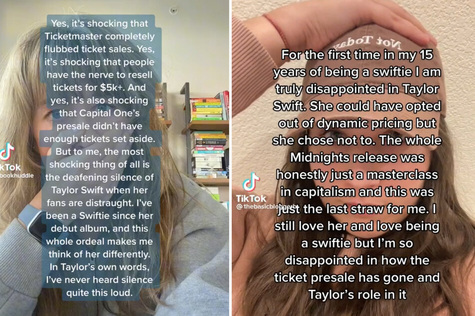 Taylor Swift fans flooded social media with posts sharing their disappointment after the presale.