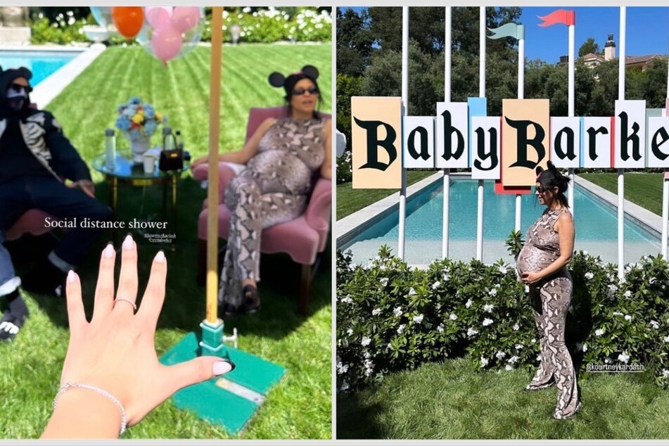 Baby Barker was honored over the weekend at Kourtney Kardashian and Travis Barkers' magical baby shower.