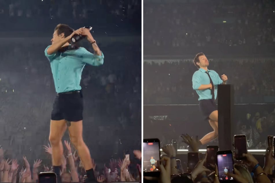 Der britische Popstar Harry Styles (32) sorgte am Freitagabend im Londoner Wembley-Stadion für einen kurzen Schockmoment …