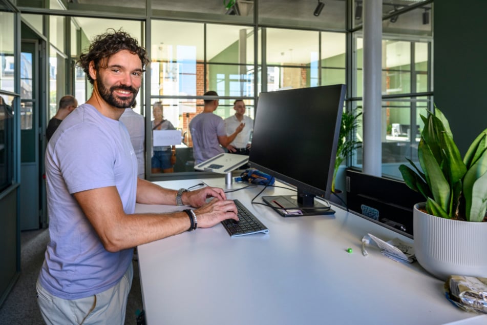 Robert Schlesiger (37) arbeitet seit Anfang August im Co-Working Space.