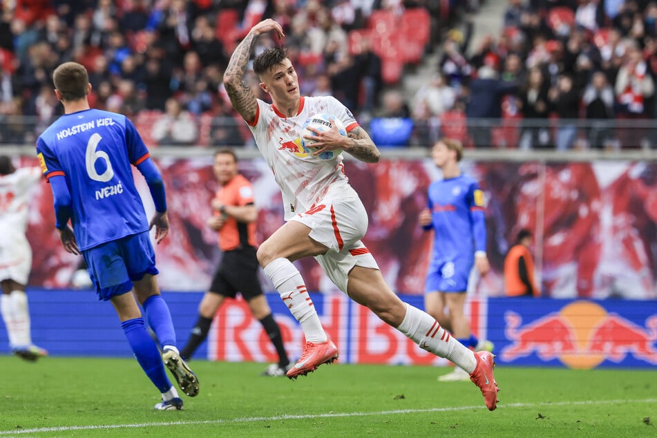 Benjamin Sesko (22) verlässt RB Leipzig zur neuen Saison.