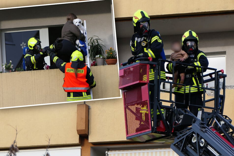 54 Menschen evakuiert! Kellerbrand sorgt für Großeinsatz in Bad Lausick