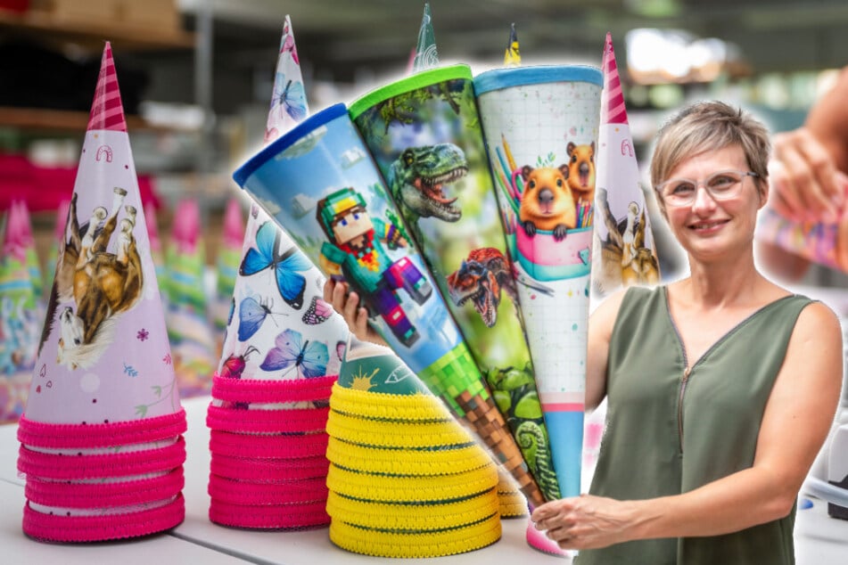 Vorm großen Einschulungs-Wochenende: So kämpft Sachsens Zuckertüten-Fabrik gegen die Billigkonkurrenz