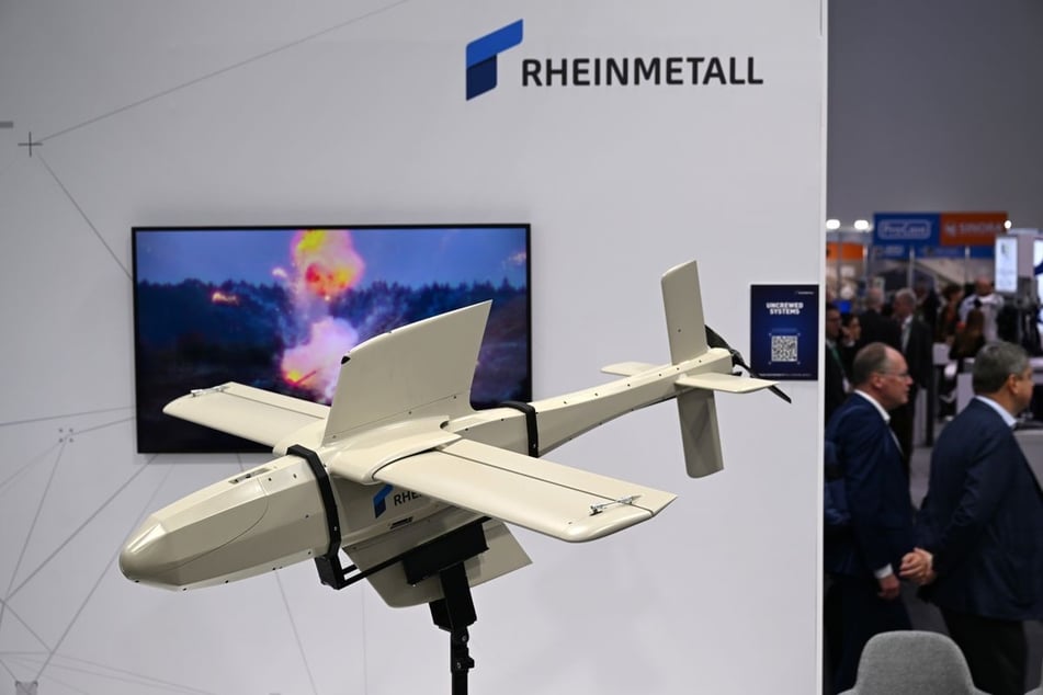 Die neue Kamikaze-Drohne von Rheinmetall soll in Neuss bei Düsseldorf produziert werden.