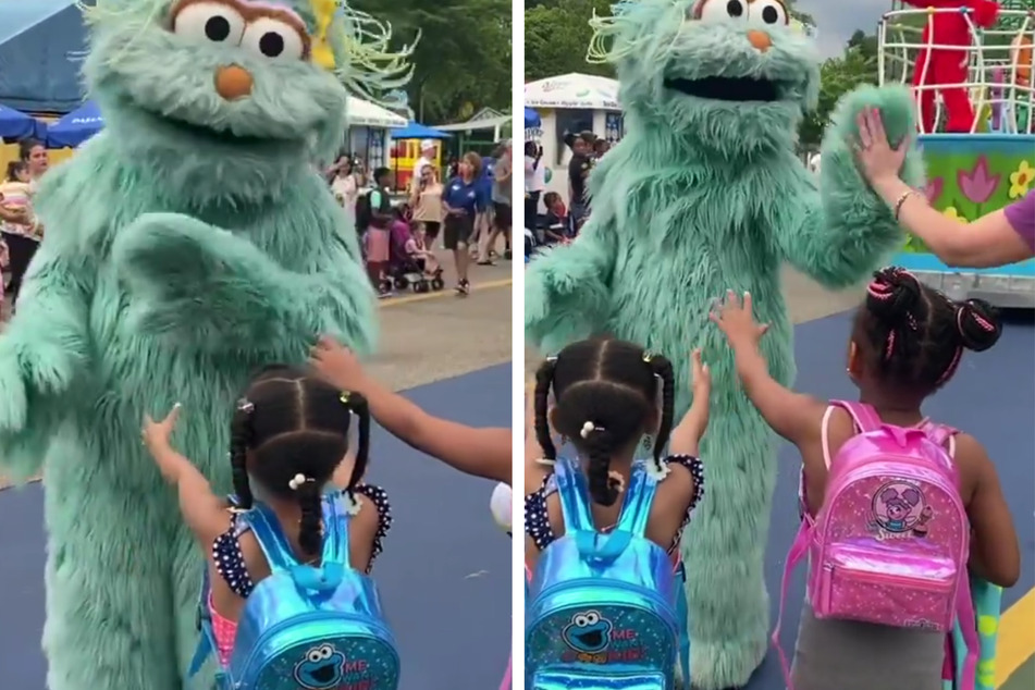 A viral video taken at Sesame Place in Philadelphia appears to show a mascot ignore two Black children in an incident some are calling racist.
