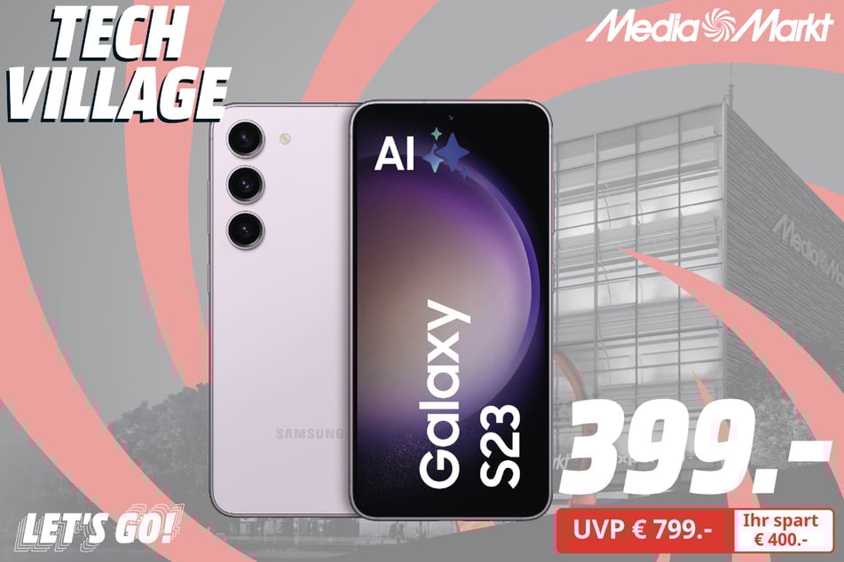 Samsung Galaxy S23 5G 128 GB für 399 statt 799 Euro.