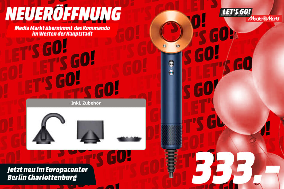 Dyson-Haartrockner für 333 Euro.