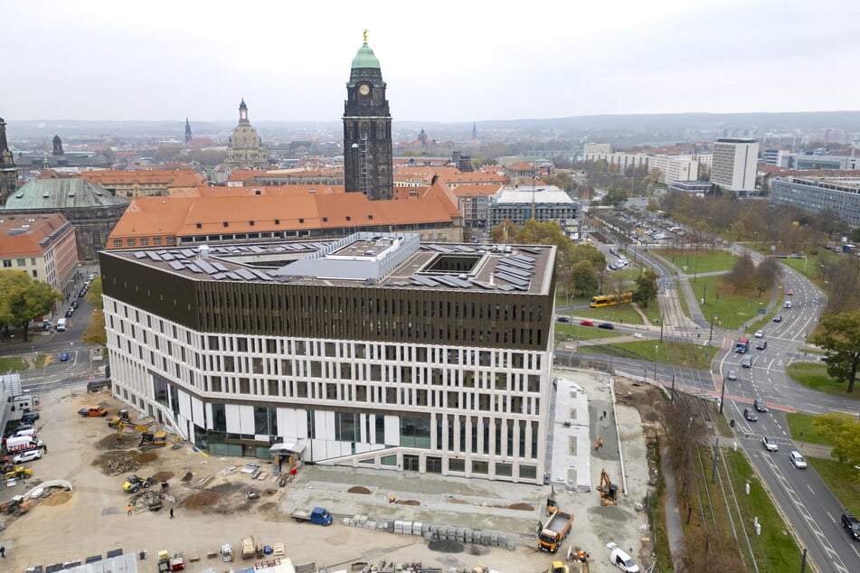 So sieht das Stadtforum aktuell aus - im April sollen erste Rathauskräfte einziehen.