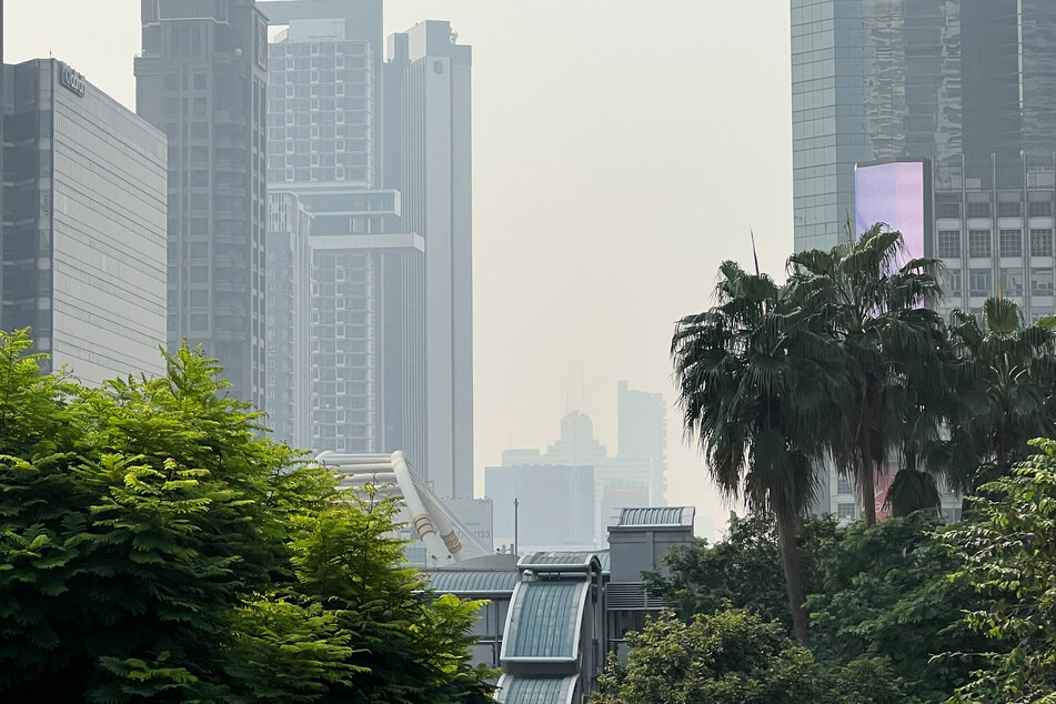 Dicke Luft über der thailändischen Hauptstadt Bangkok. Die Behörden rufen die Bürger nun zum Tragen einer Maske auf.